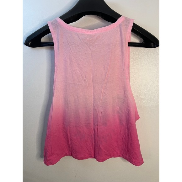 PINK Victoria's Secret Ombre Muscle Tank Top Pink Rhinestone Graphic Small - Picture 2 of 5